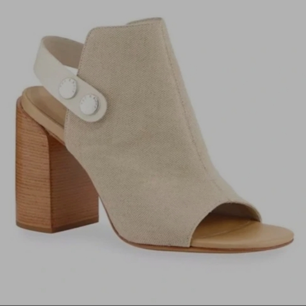 RAG & BONE LEIGH NATURAL OPEN TOE SANDALS. 9.